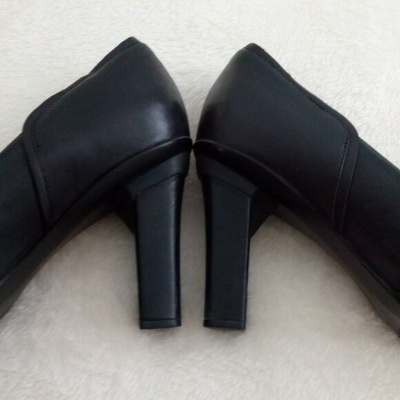 SHOES BLACK PUMPS BY TSUBO - WORN ONCE - SIZE 7 - Picture 9 of 9